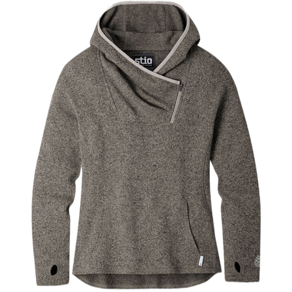 stio Jackson Hole, Wyoming Knitted Fleece Pullover Sweater Jacket Heavy Hoodie